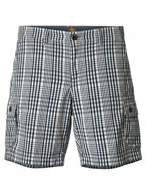 Tommy Bahama Men's 40x9 Athletic Fit Cargo Short Cotton Tencel Checked Golf